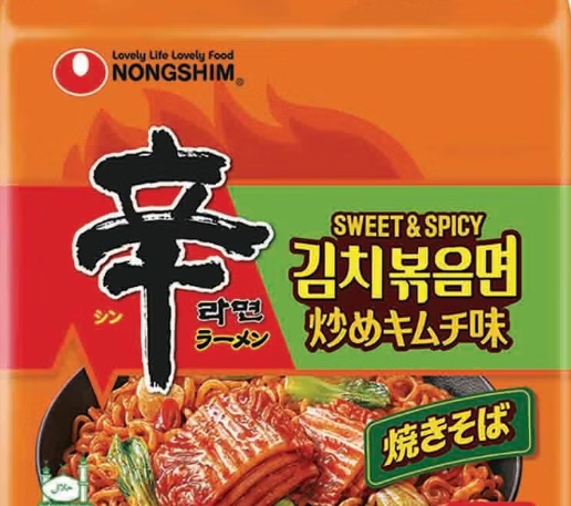 農心辛ﾗｰﾒﾝ炒めｷﾑﾁ137g　1個