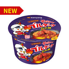 三養　韓国風ﾔﾝﾆｮﾑﾁｷﾝ味ﾌﾞﾙﾀﾞｯｸ炒め麺ﾋﾞｯｸﾞｶｯﾌﾟ　115ｇ